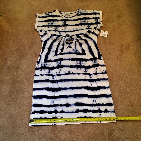 Liz Claiborne Striped Twist Front Dress - Picture 8 of 13